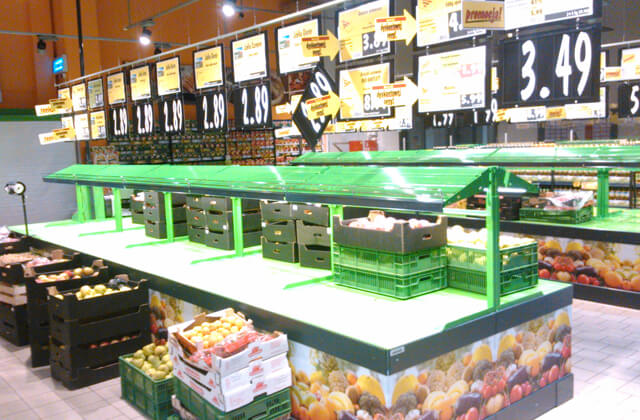 Montaż mebli sklepowych Kaufland