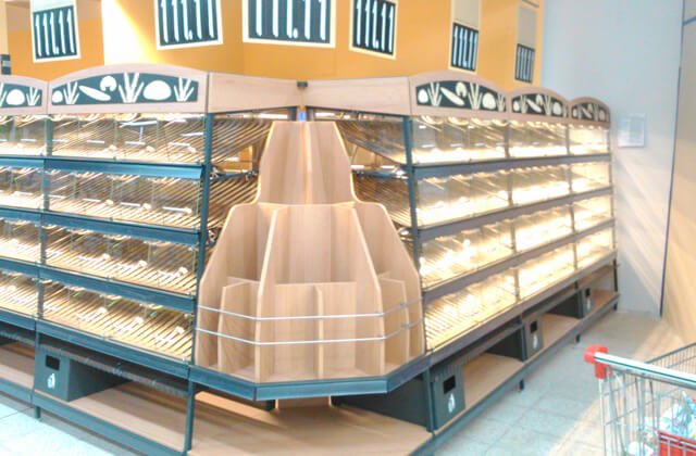 Montaż mebli sklepowych Kaufland