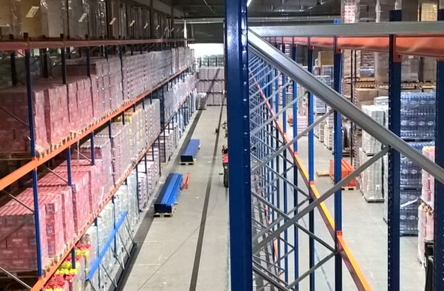 Montaż regałów magazynowych Netto